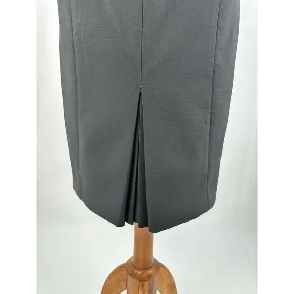 Ann Taylor LOFT Black Pencil Skirt Size 0 Career Work Office Professional - Picture 4 of 8